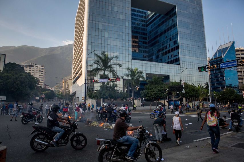 Parte de las manifestaciones que se han generado en Venezuela durante la última semana.&nbsp;&nbsp;