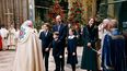 Los príncipes William, George y Louis, junto a las princesas Charlotte y Catherine llegan para asistir al quinto servicio anual de villancicos Juntos en Navidad en la Abadía de Westminster, Londres, el 5 de diciembre de 2025.
