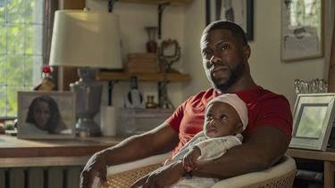 En esta imagen difundida por Netflix, Kevin Hart en una escena de Fatherhood.&nbsp;