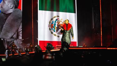 Don Omar presenta la gira Back to Reggaetón en Oaxaca, México, el 8 de marzo de 2025.