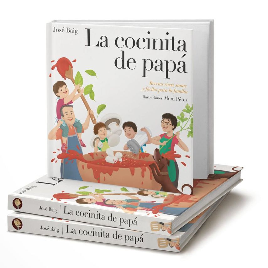 Vista de la portada del libro La cocinita de pap&aacute;, de Jos&eacute; Baig, que ser&aacute; presentado en Miami.
