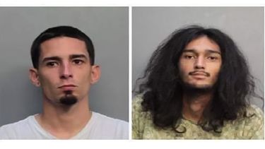 Jorge Pérez de Cepedes y Luis Cruz fueron detenidos en Miami Beach por un supuesto intento de robo.