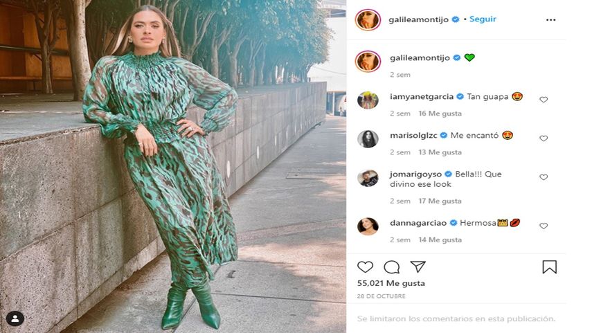 La presentadora mexicana Galilea Montijo.