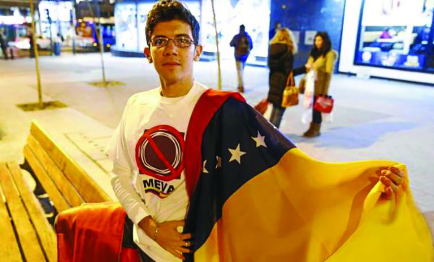 Wilmer Baute, portavoz del recién creado Movimiento Español Venezolano AntiPodemos (MEVA). (Cortesía)