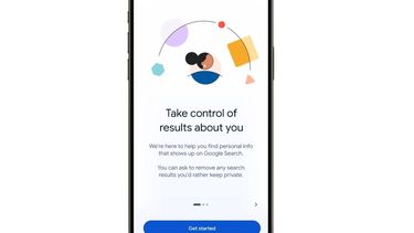 Espacio Resultados sobre ti en Google.&nbsp;
