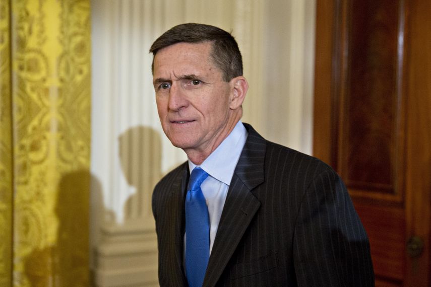 Michael&nbsp;Flynn&nbsp;en la Casa Blanca en Washington, quien fue por unos días el asesor de seguridad nacional del presidente de EEUU, Donald Trump.&nbsp;