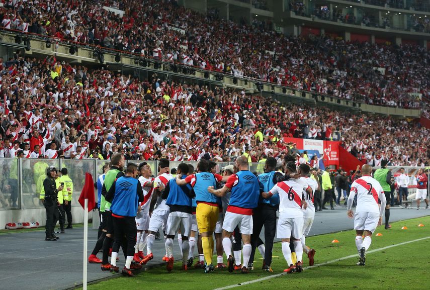 La selección peruana tuvo una celebración a todo dar en el Estadio Nacional de Lima.