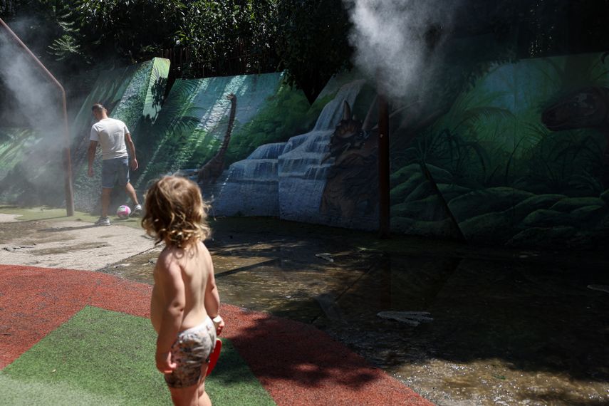 Ola de calor en Francia.&nbsp;
