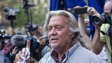 Steve Bannon, exjefe de estrategia del expresidente de Estados Unidos, Donald Trump.