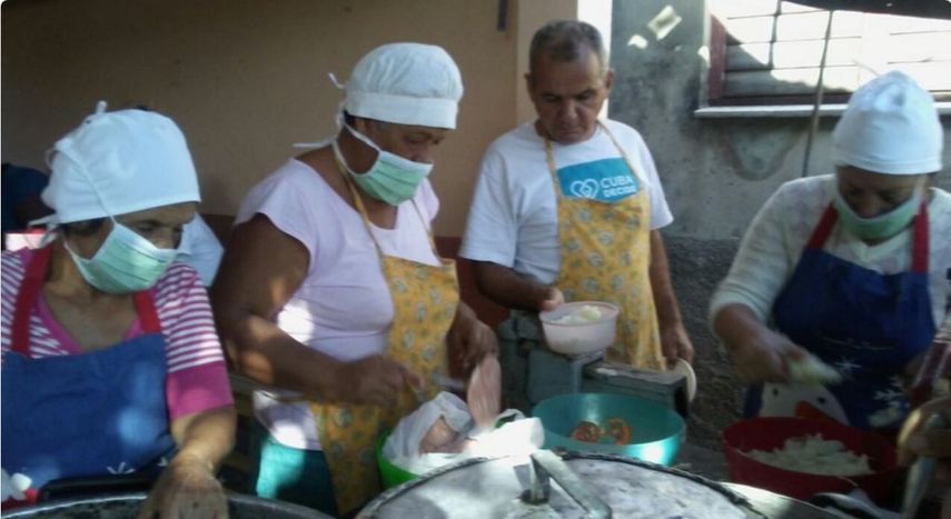 La iniciativa funcionaba en la calle Mesa esquina Pedro Betancourt, en Colón, Matanzas, una vez a la semana de forma ininterrumpida.