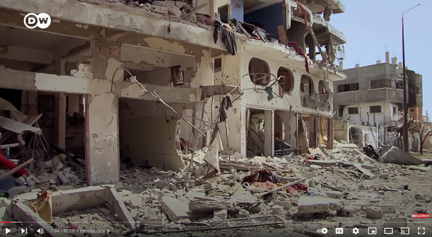 Escena del documental Familias de Israel y Gaza luchan juntas por la paz, que narra el conflicto entre Israel y Palestina.