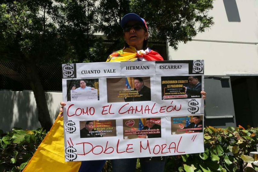 Denunciamos la falta de integridad de los allegados a la revolución pero que disfrutan su fortuna fuera de Venezuela, dijo el presidente de Veppex (CORTESÍA)