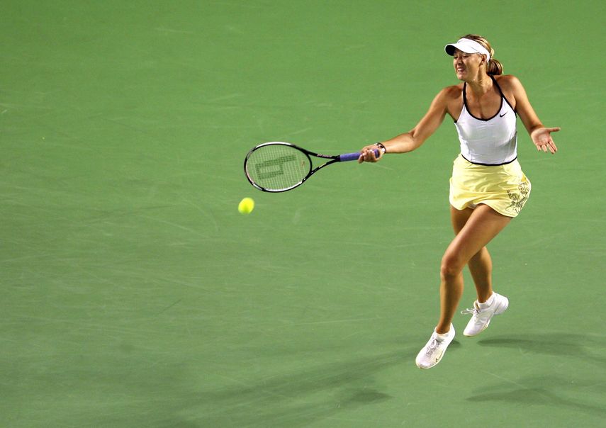 Sharapova se recupera de una lesión en un músculo de la cadera.&nbsp;