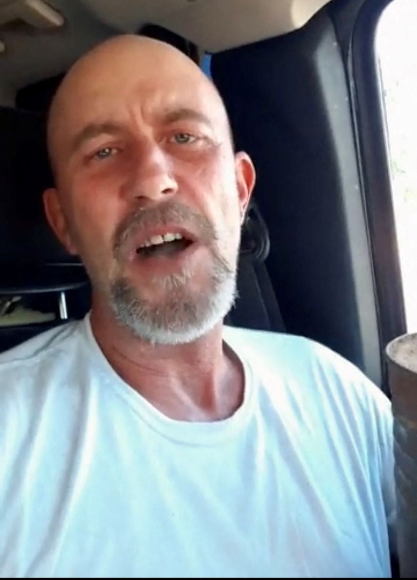 Ray Roseberry quien amenazó con hacer estallar una bomba en el Capitolio de Washington y luego se entregó.