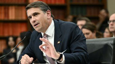 El designado para ocupar el puesto de secretario de Justicia de Estados Unidos Todd Blanche.