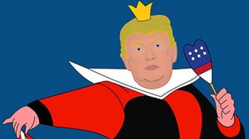 El empresario estadounidense Donald Trump transformado como la villana de la película de Disney Blanca Nieves. (INSTAGRAM)