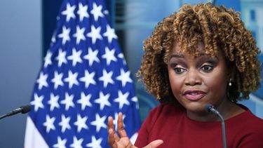 La exsecretaria de prensa de la Casa Blanca durante el gobierno de Joe Biden, Karine Jean-Pierre.&nbsp;