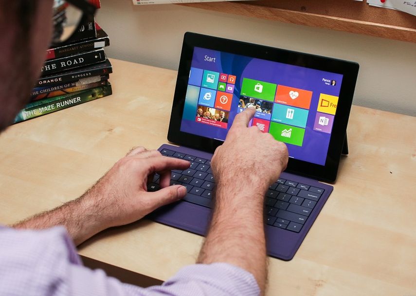 Nueva Surface 2 con teclado adicional. (Cnet)