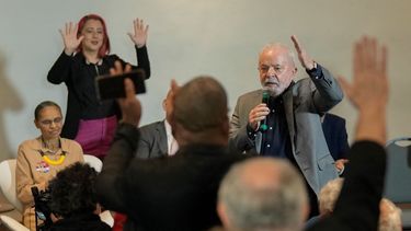 El expresidente brasileño Luiz Inacio Lula da Silva en Sao Paulo, Brasil, el 19 de octubre del 2022.&nbsp;