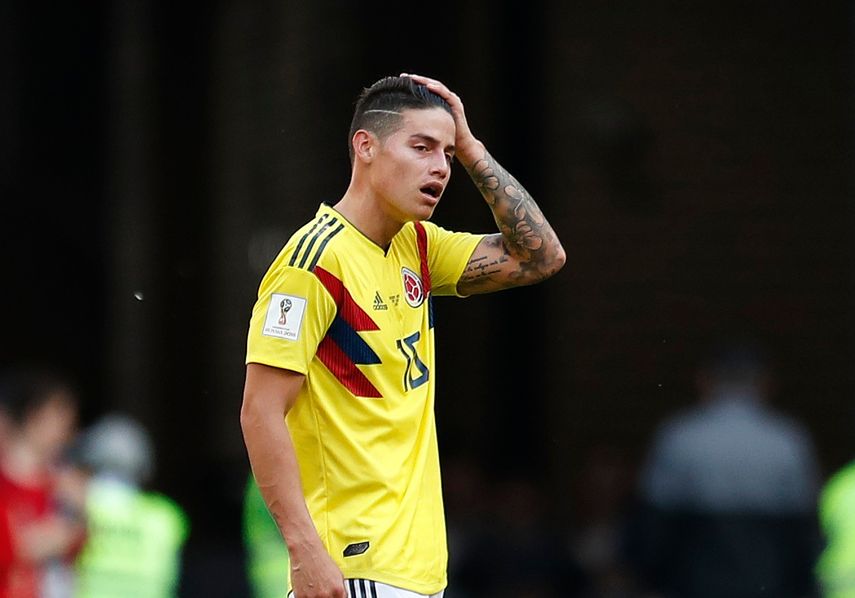 James Rodríguez, de 30 años, no había sido tomado en cuenta para la selección desde que Reinaldo Rueda asumió la dirección de Colombia en enero, tras la salida del portugués Carlos Queiroz