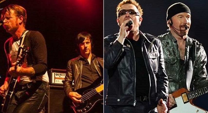La bandas Eagles of Death Metal y U2. (CORTESÍA)