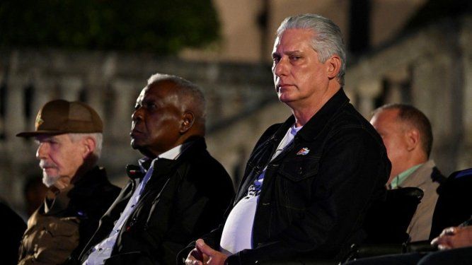 El dictador de Cuba, Miguel Díaz-Canel.