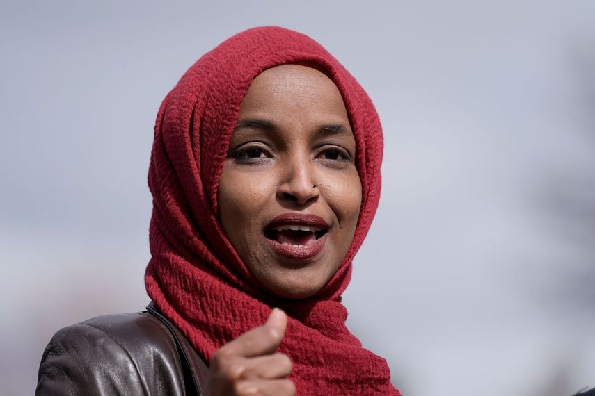 La legisladora Ilhan Omar, demócrata por Minnesota.&nbsp;