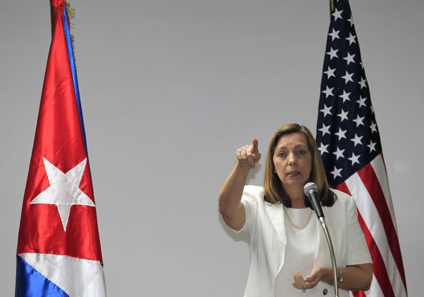 La directora para EEUU de la Cancillería cubana, Josefina Vidal.