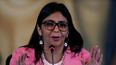 Delcy Rodríguez, vicepresidenta del régimen de Nicolás Maduro.