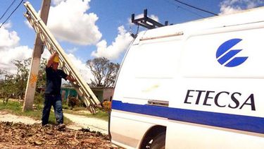 Un automóvil de ETECSA, en Cuba.&nbsp;