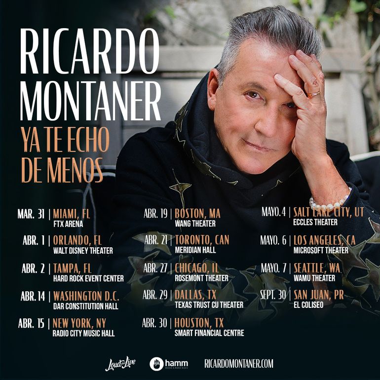 Ricardo Montaner inicia gira Ya te echo de menos en Miami