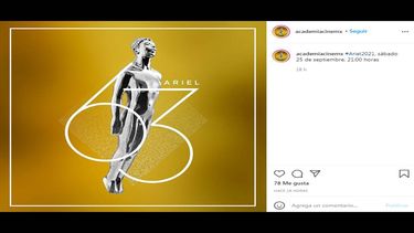 Los premios Ariel regresan para una 2da ceremonia virtual.