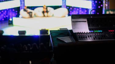 Vista de un programa de televisión durante las transmisiones. Imagen referencial.