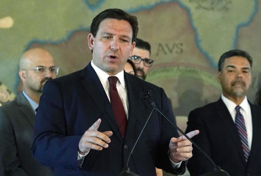El gobernador de Florida, Ron DeSantis.