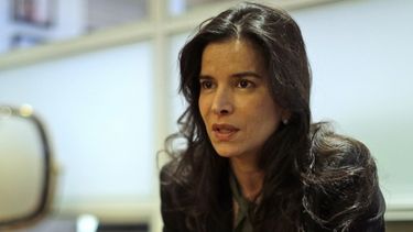 Patricia Velásquez durante una entrevista con The Associated Press (AP). 