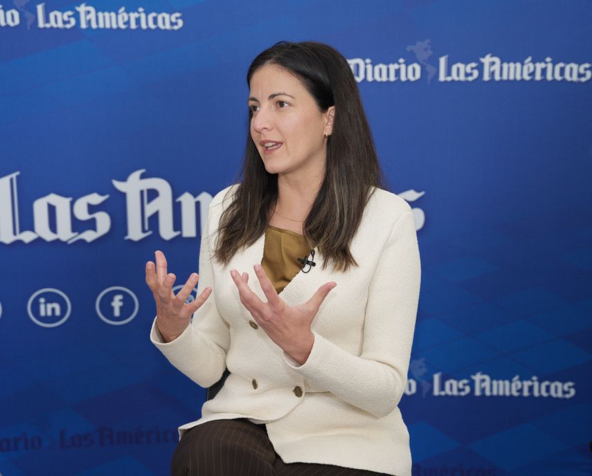Rosa María Payá, durante su participación en la X edición del Diálogo Presidencial del Grupo IDEA