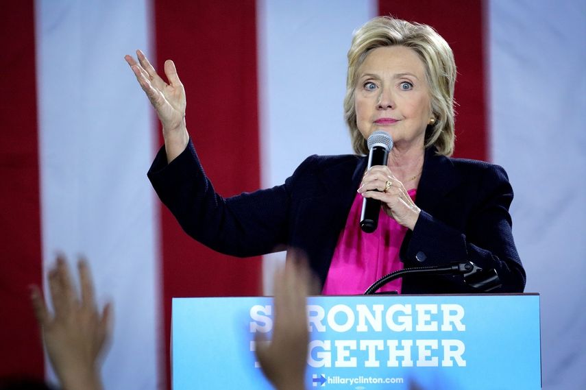 Hillary Clinton, candidata demócrata a la Casa Blanca