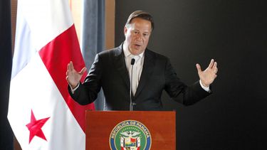 El presidente de Panamá, Juan Carlos Varela.