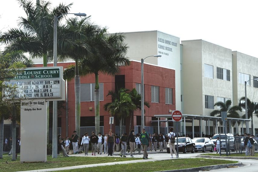 Una escuela pública en Miami-Dade.&nbsp;