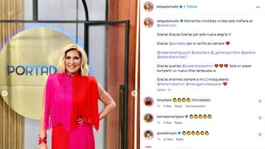 La animadora venezolana Maite Delgado.