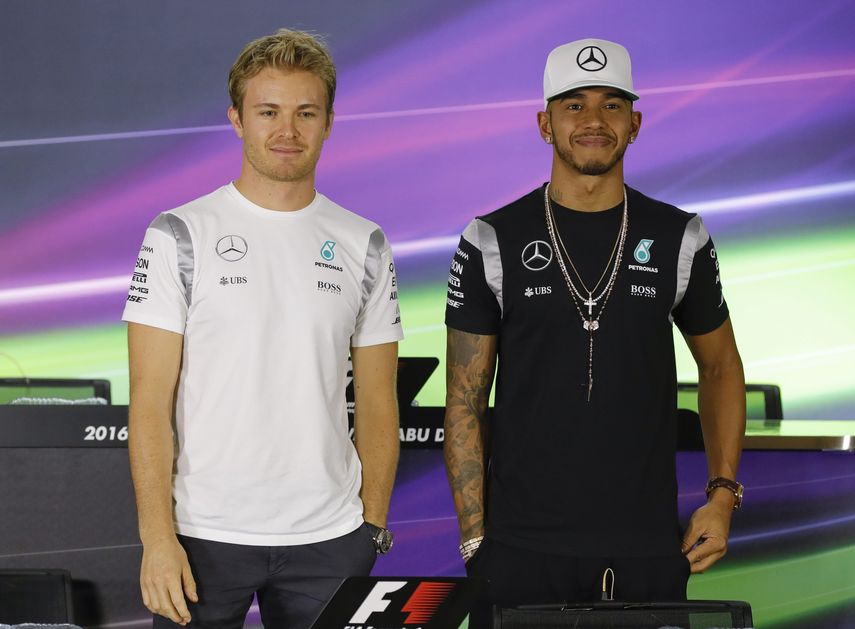 Los pilotos de Mercedes conversaron con la prensa previo al inicio de los entrenamientos en Abu Dhabi.