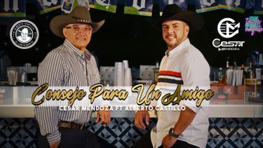 Los cantantes venezolanos César Mendoza y Alberto Castillo.