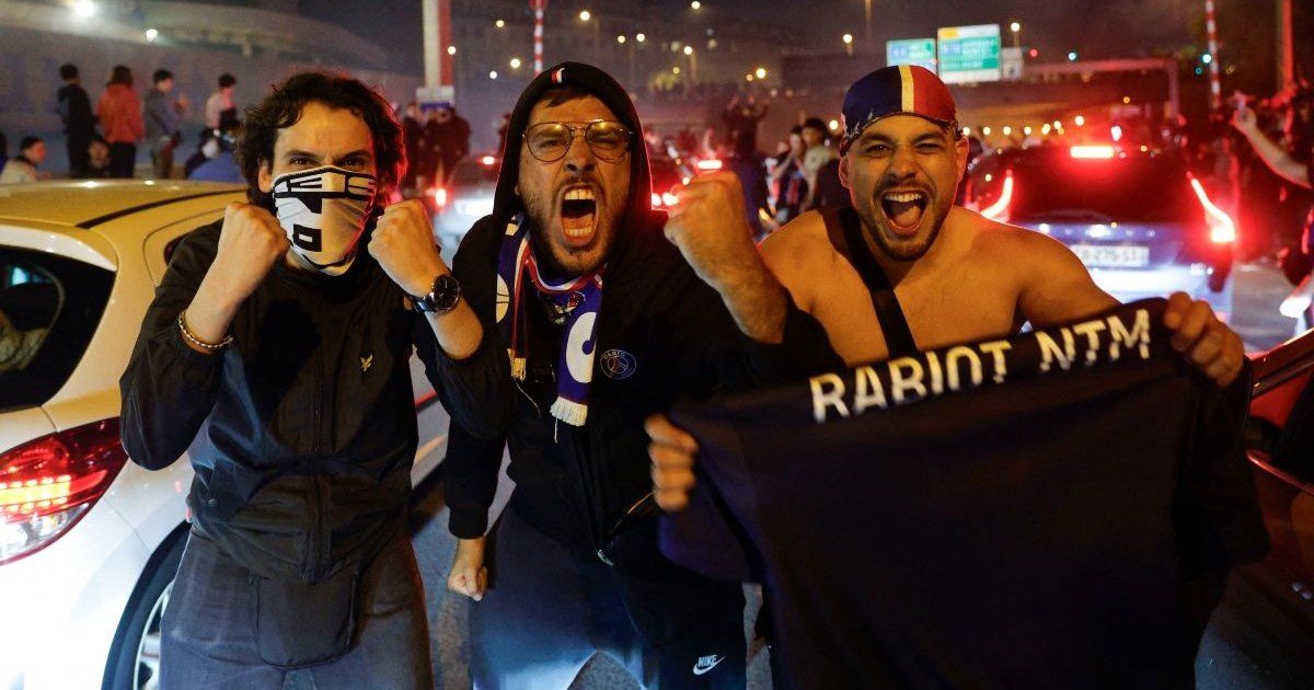 Celebraciones de aficionados del PSG dejan más de cuarenta detenidos y tres heridos