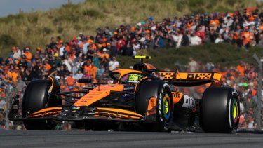 Lando Norris (McLaren) durante el Gran Premio de Holanda, el domingo 25 de agosto de 2024, en Zandvoort.&nbsp;