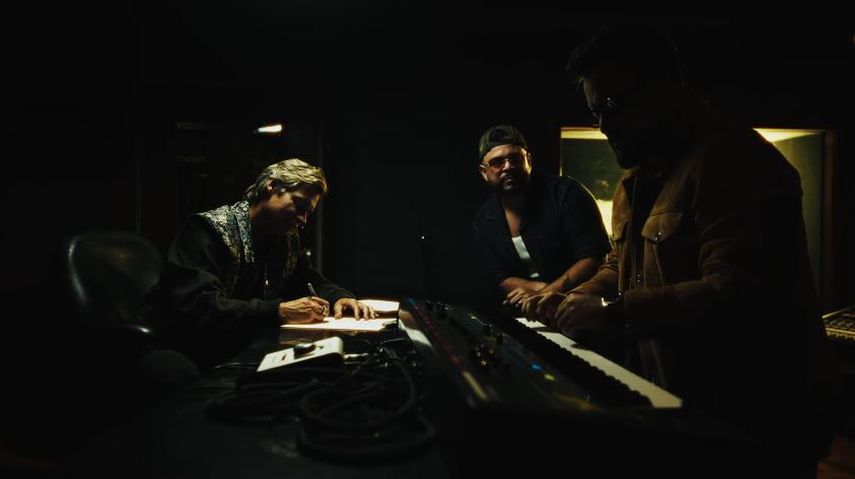 Los venezolanos AtellaGali y Carlos Baute.