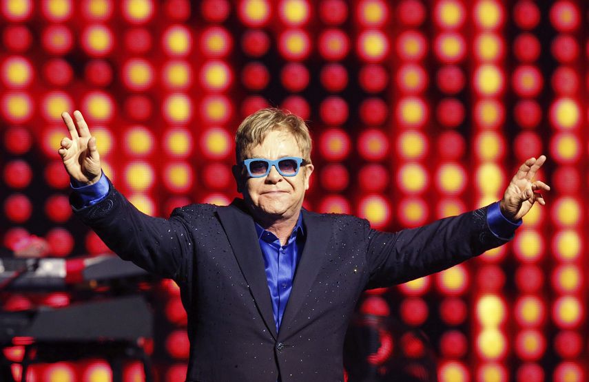 El cantante Elton John.