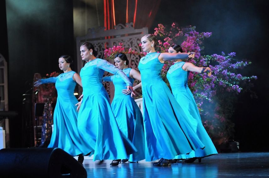 Las intérpretes del Ballet Español de Cristina Masdueño. (CORTESÍA). 