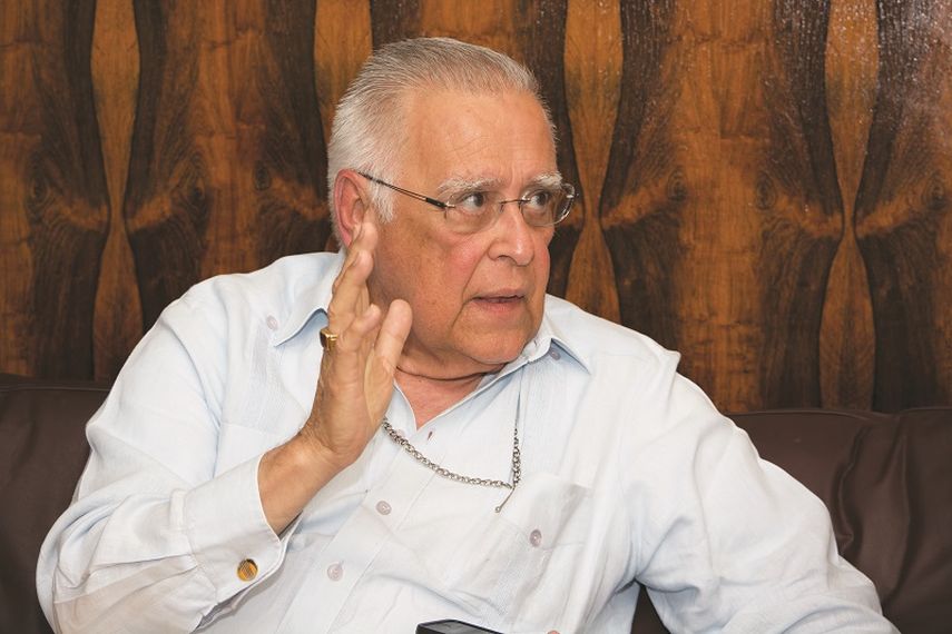 Lückert, uno de los representantes de la Iglesia Católica más críticos de la gestión del chavismo, hizo en Miami un llamado al diálogo sensato por parte del presidente Nicolás Maduro. (YENDER HERNANDEZ)