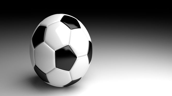 El balón clásico para jugar fútbol