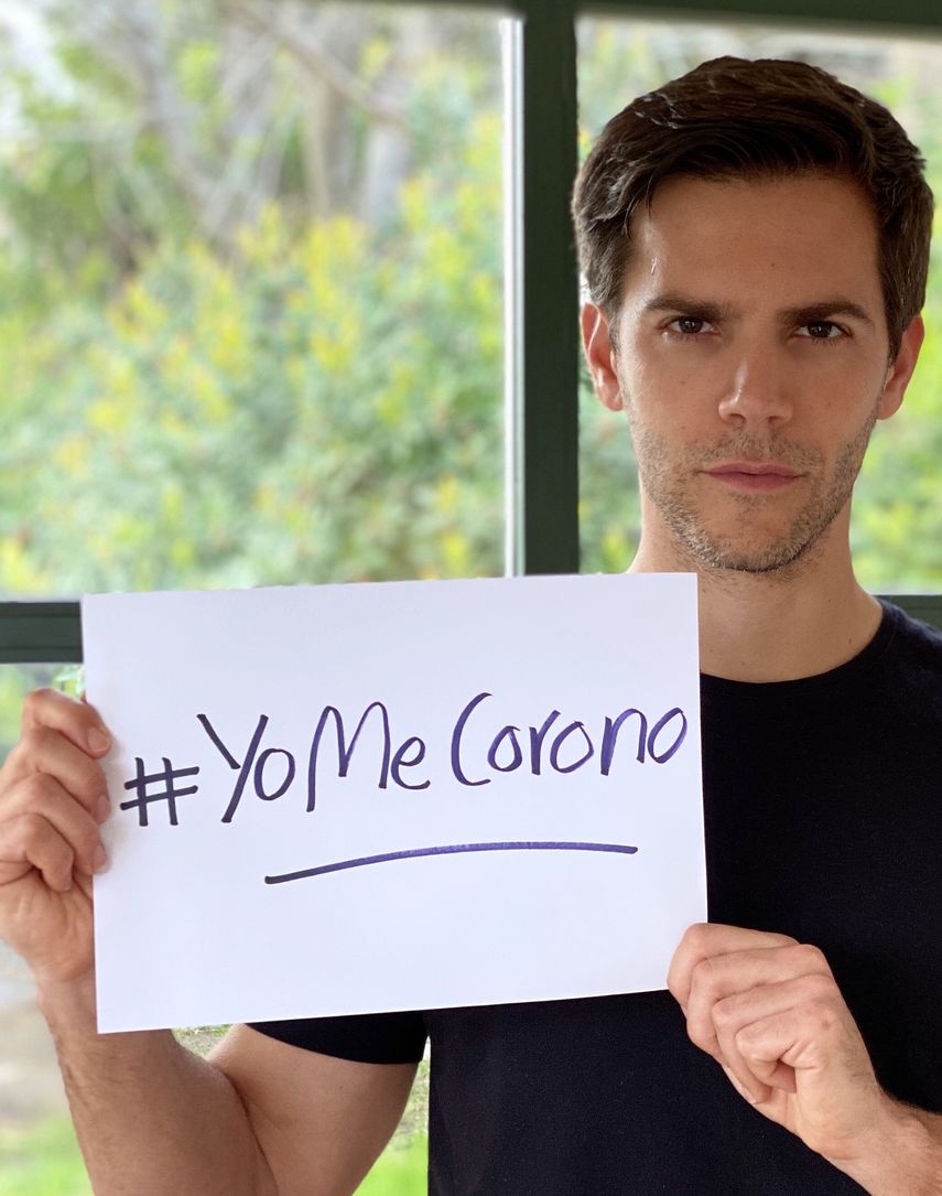 El actor espa&ntilde;ol Marc Clotet se uni&oacute; a la campa&ntilde;a #YoMeCorono.&nbsp;
